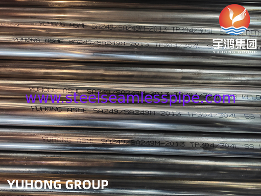 ASME SA249 TP304/304L 1.4301/1.4307 الأنبوب المطاوئ الملتهب الساطع الفولاذ المقاوم للصدأ
