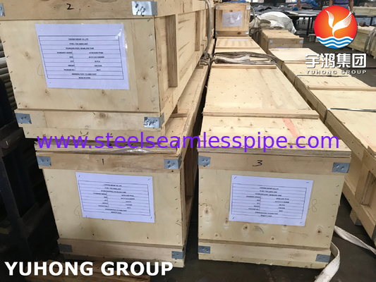 أنبوب بلا خيوط من الفولاذ المقاوم للصدأ الفيرريتيك مارتنسيتيك A268 TP405 TP409 TP410 TP430 TP430 Ti تطبيق مبادل الحرارة