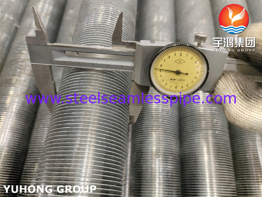 ASME SA179 الأنابيب المكشوفة ذات الأجنحة من الفولاذ الكربوني لمعدات مبادلات الحرارة
