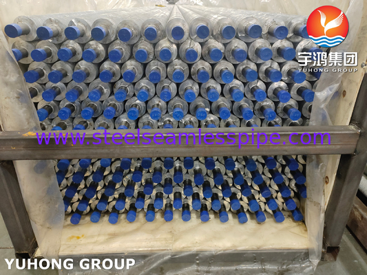 ASME SA179 الأنابيب المكشوفة ذات الأجنحة من الفولاذ الكربوني لمعدات مبادلات الحرارة