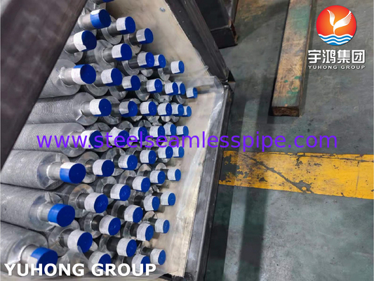 ASTM B163 Incoloy 825 النيكل سبيكة الفولاذ الرفوف أنبوب G النوع الرفوف لمتحرك التسخين