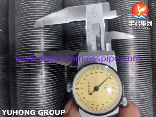 ASTM B163 Incoloy 825 النيكل سبيكة الفولاذ الرفوف أنبوب G النوع الرفوف لمتحرك التسخين
