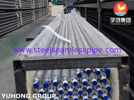 ASTM B163 Incoloy 825 النيكل سبيكة الفولاذ الرفوف أنبوب G النوع الرفوف لمتحرك التسخين