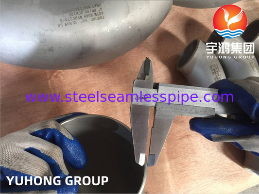 هاستيلوى C276 ASTM B366 N10276 النيكل سبيكة الفولاذ مصفح الأخرة أنبوب الارتباط الكوع B16.9