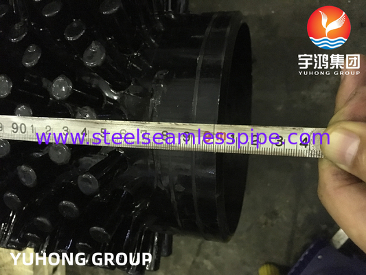 ASTM A335 Gr. P5 P9 P11 P22 أنبوب ذو زعانف مصبوغ من الفولاذ اللاصق ، أنابيب مطوية