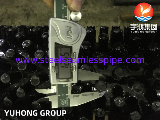 ASTM A335 Gr. P5 P9 P11 P22 أنبوب ذو زعانف مصبوغ من الفولاذ اللاصق ، أنابيب مطوية