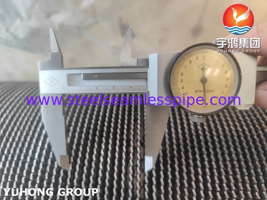 أنابيب الأجنحة المتدلية ذات الأظافر المتدلية ذات التردد العالي ASTM A312 TP347 لأدوات أنابيب الحمل