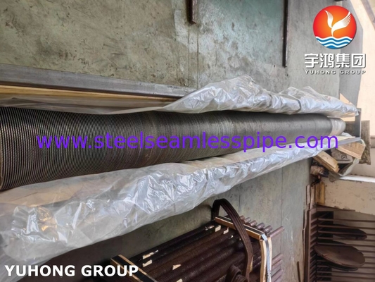 أنابيب الأجنحة المتدلية ذات الأظافر المتدلية ذات التردد العالي ASTM A312 TP347 لأدوات أنابيب الحمل