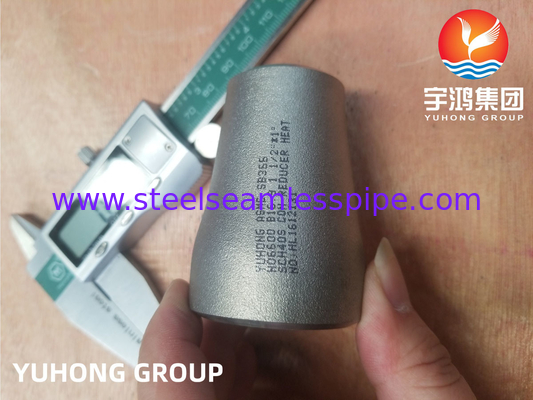 ASTM B366 Inconel 600 / UNS N06600 الحد من التركيز التركيزي سبيكة النيكل