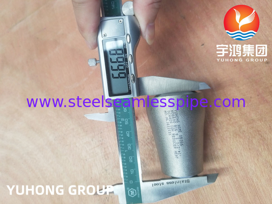 ASTM B366 Inconel 600 / UNS N06600 الحد من التركيز التركيزي سبيكة النيكل