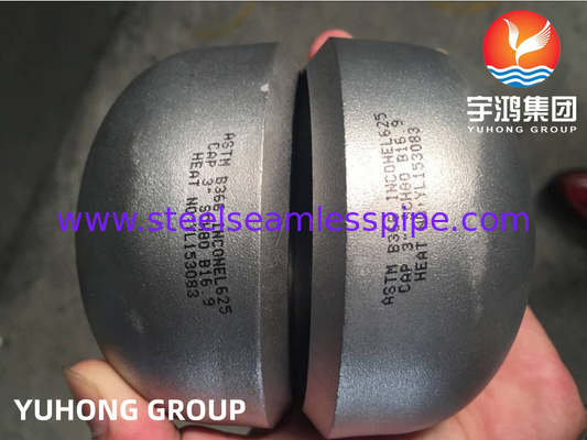 ASTM B366 Inconel 625 / UNS N06625 غطاء آخر القفص النيكل سبيكة الفولاذ Buttweld
