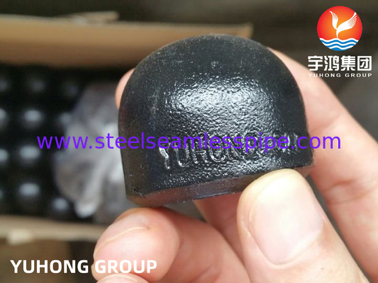 ASTM A234 WPB غطاء نهاية غطاء الأنبوب الكربوني الفولاذ Buttweld