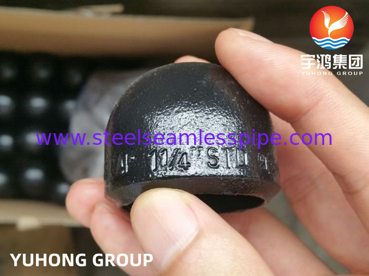 ASTM A234 WPB غطاء نهاية غطاء الأنبوب الكربوني الفولاذ Buttweld