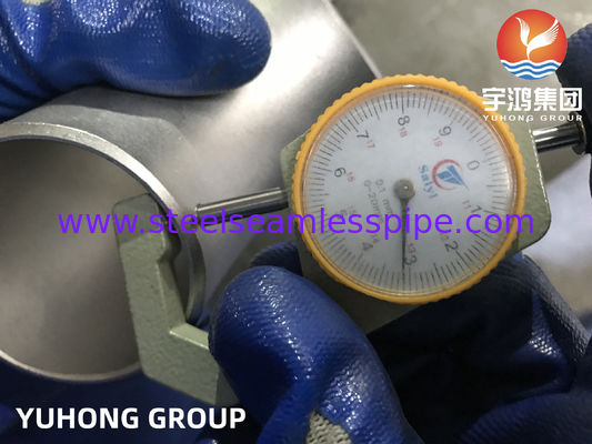 ASTM A815 WP-S UNS S32750 S32760 المرفق 90DEG LR 2' SCH10S أنابيب الغاز والنفط، بخار الهواء وغاز البترول والماء B16.9