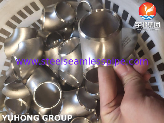 ASTM A815 WP-S UNS S32750 S32760 المرفق 90DEG LR 2' SCH10S أنابيب الغاز والنفط، بخار الهواء وغاز البترول والماء B16.9