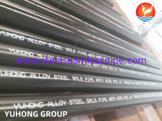 أنابيب بلا خيوط من الفولاذ اللاصق ASTM A335 ، ASME SA335 P5 P9 P11 P12 P22 P91 P92 للطاقة في محطات الطاقة ، المرجل السائل ، الطاقة الحرارية