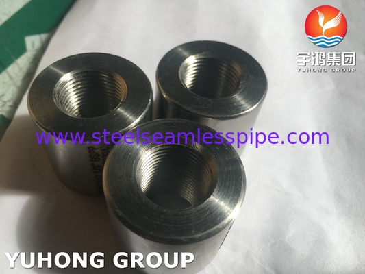ASTM A182 F316L أدوات أنابيب مزورة من الفولاذ المقاوم للصدأ ، BSPP التوصيل الخيط 3000LBS