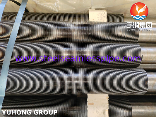 ASME SA106 Gr.B أنبوب الصفوف المطاوئ عالية التردد من الفولاذ الكربوني للتطبيق في المكثفات