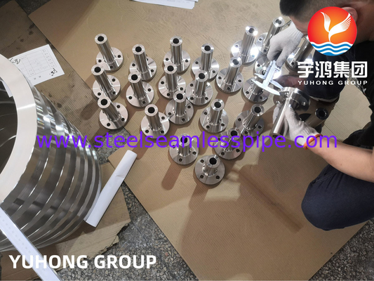 ASME SB564 Monel 400 (UNS N04400, 2.4360) سبيكة النيكل طويله لحام رقبة فلنج