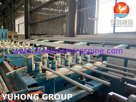 أنبوب مبادل حراري من الفولاذ المقاوم للصدأ ASTM A213 TP321 1.4541 S32100 مخلل ومُلدن