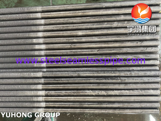 أنبوب ذو زعانف مطرود ، أنبوب ذو زعانف منخفض من الفولاذ الكربوني ASTM A179 لمبردات الهواء