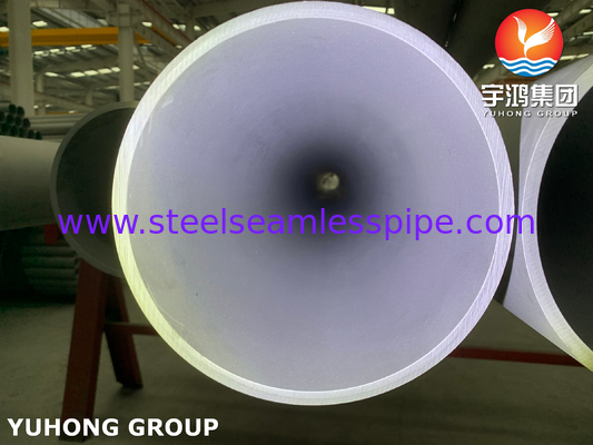 ASTM A790 UNS S32750, 1.4410 أنابيب بلا مسام من الفولاذ المقاوم للصدأ فائقة المزدوج لمعالجة مياه الصرف الصحي