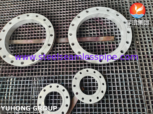 معالجة المياه ، ASTM A182 F904L ، N08904 الفولاذ المقاوم للصدأ الزحلق على الشريط ، وجه مرتفع ، B16.5