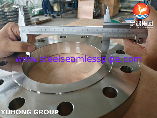 معالجة المياه ، ASTM A182 F904L ، N08904 الفولاذ المقاوم للصدأ الزحلق على الشريط ، وجه مرتفع ، B16.5