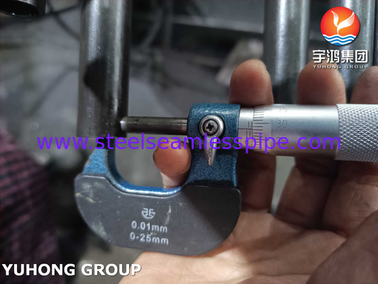 أنبوب الغلاية، ASTM A213 T5، 1.7362أنبوب فولاذ سبائك غير منسجم لمصانع النفط والغاز