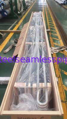أستم B444 Gr.2 إنكونيل 625 سلس U بيند أنبوب لمبادل حراري تطبيق 100٪ أوت &amp; إت &amp; هت