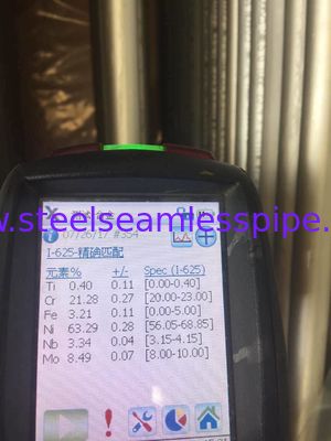 أستم B444 Gr.2 إنكونيل 625 سلس U بيند أنبوب لمبادل حراري تطبيق 100٪ أوت &amp; إت &amp; هت