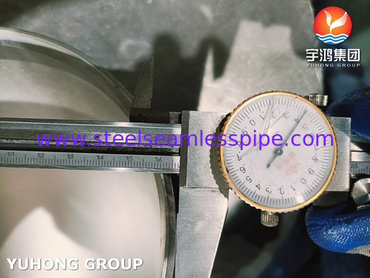 EN10253-4 1.4404 WP316L أدوات أنابيب الفولاذ المقاوم للصدأ المرفق لمصانع معالجة المياه