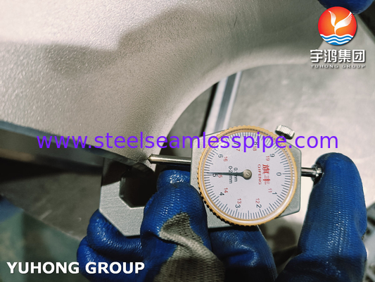 EN10253-4 1.4404 WP316L أدوات أنابيب الفولاذ المقاوم للصدأ المرفق لمصانع معالجة المياه