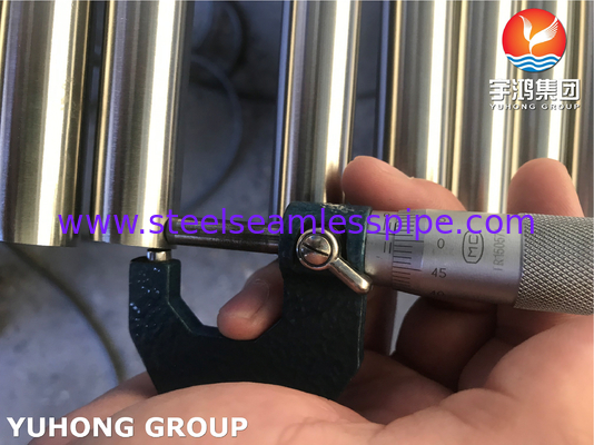 ASTM A269 TP316L الأنبوب الخالي من اللحام الملتهب الساطع لمعدات مياه البحر