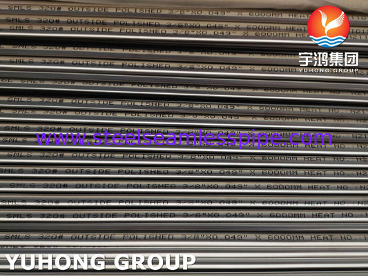 ASTM A269 TP316L الفولاذ المقاوم للصدأ الأنبوب المشمس الساطع