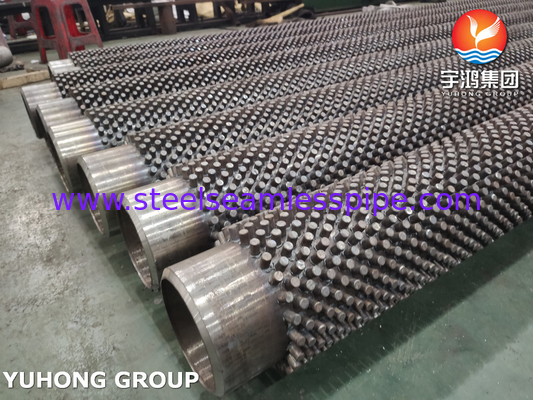 ASTM A335 P5 P9 P11 P22 P91 الأنبوب المزدوج من الفولاذ اللاصق للمبادلات الحرارية
