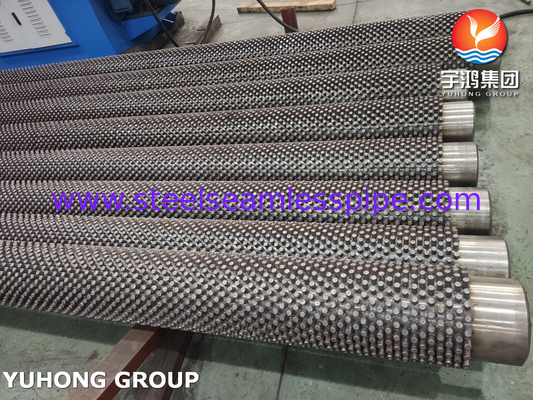 ASTM A335 P5 P9 P11 P22 P91 الأنبوب المزدوج من الفولاذ اللاصق للمبادلات الحرارية
