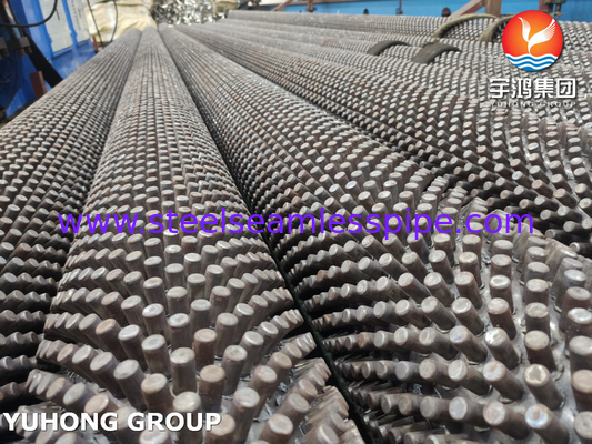 ASTM A335 P5 P9 P11 P22 P91 الأنبوب المزدوج من الفولاذ اللاصق للمبادلات الحرارية