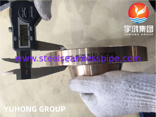 ASTM B151 C70600 1-1/4" SCH40 #150 WN فليانجز النحاس النيكل ASME B16.5