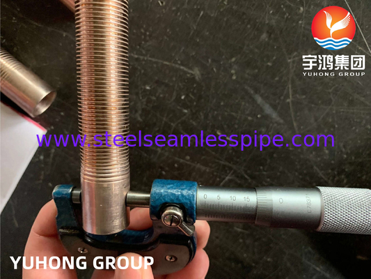 ASTM B111 C70600 النحاس النيكل أنبوب منخفض الأطراف O61 لمبرد الزيت