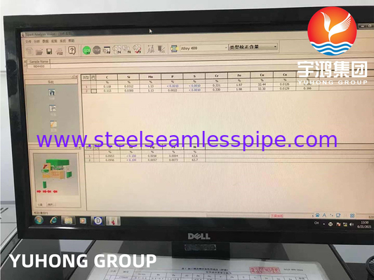 ASTM B163 Monel 400 UNS N04400 أنبوب غير مسام النيكل والنحاس