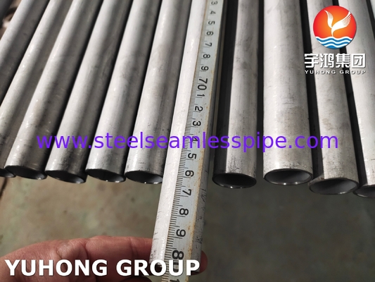 ASTM A789 UNS S31803 أنبوب مزدوج من الفولاذ المقاوم للصدأ بدون طبقات لمصانع المعالجة الكيميائية