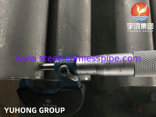 أنبوب الغلاية السلس من الفولاذ المقاوم للصدأ Asme Sa213 Tp347h مع موافقة GL