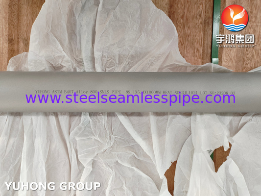 ASTM B407 UNS N08800 Incoloy 800 سبيكة النيكل الأنابيب السلسة ABS المعتمدة
