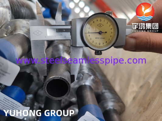Asme Sa179 الفولاذ الكربوني أنبوب غير مسام الدوامة المدمج النوع لبرودة الهواء