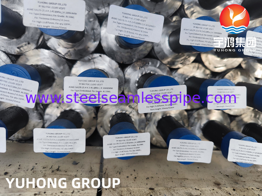 Asme Sa179 الفولاذ الكربوني أنبوب غير مسام الدوامة المدمج النوع لبرودة الهواء