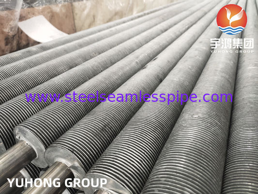 أنبوب مُزود بزعانف من الألومنيوم مع نوع الزعانف G/L/KL/HFW وقطر أنبوب أساسي مُخصص لنقل الحرارة بكفاءة