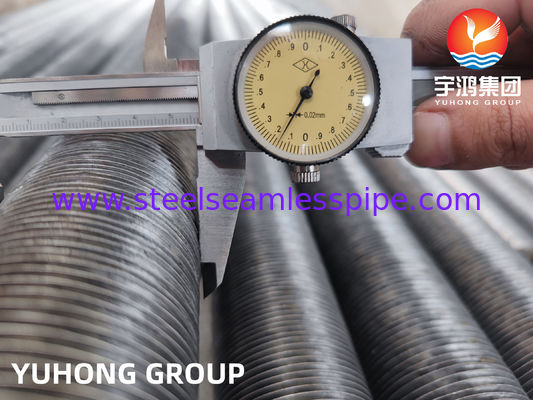 أنبوب مخصّص مع مادة الزعانف الألومنيوم وأنواع الزعانف المتعددة لتطبيقات مبادلات الحرارة والمكثفات