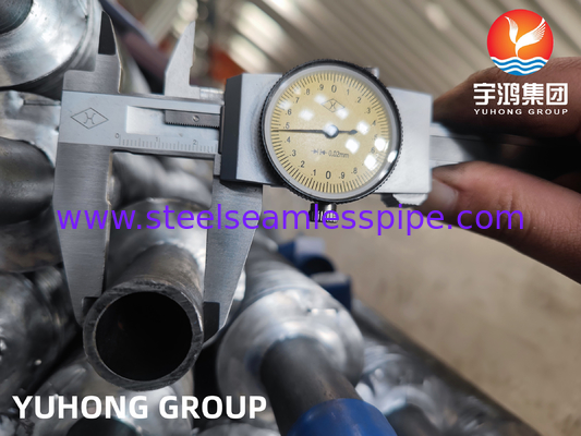 أنبوب فولاذ كربوني ASTM A179 مع زعانف G مدمجة + زعانف AL 1060 لمسخن الهواء المسبق
