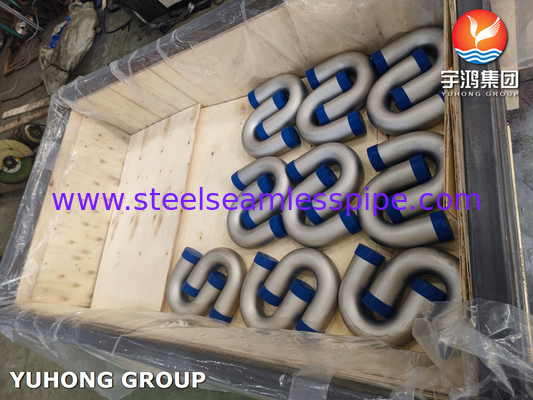 ASME SA213 TP316L 1.4404 أنبوب U Bend من الفولاذ المقاوم للصدأ للاستخدام في أجهزة التدفئة